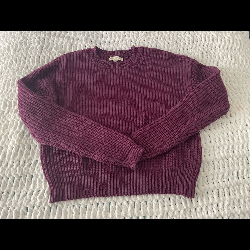 Purple heavy duty knit sweater! PACSUN —NEVER WORN!